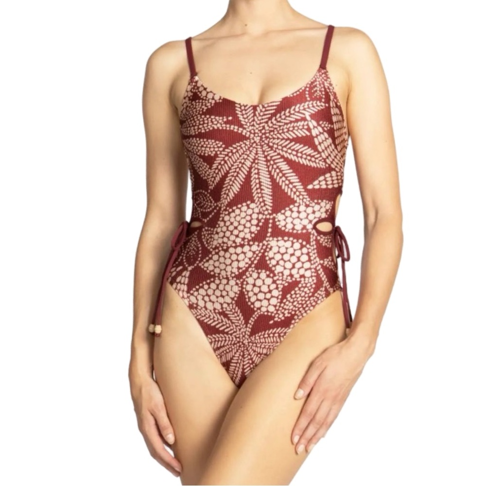 Robin Piccone printed one piece. NWT - Picture 2 of 9